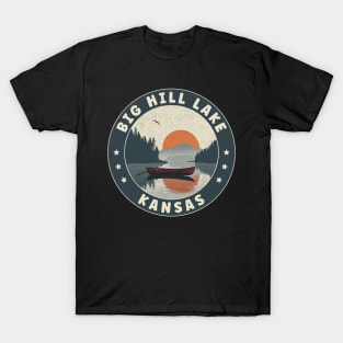 Big Hill Lake Kansas Sunset T-Shirt
